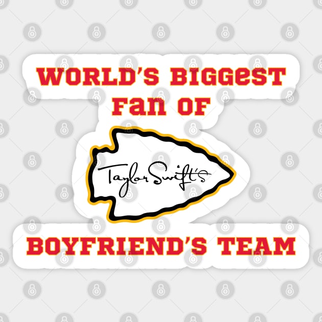 World's Biggest Fan Sticker by CanossaGraphics